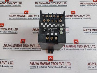 Toyo Keiki Egm-23 3 Phase 3 Wire Watt Transducer 0~1200Kw 50/60Hz Used