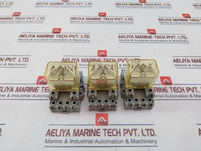 Idec Rh4B-ud Power Relay With Socket Sh4B-05C Dc24V