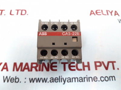 Lot Of 2X Abb Ca5-22E Auxiliary Contact Block 16A 690V Lot Of 2X Abb Ca5-22E Auxiliary Contact Block 16A 690V