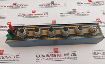 Time Electronics 1061 Ac-dc Decade Resistance Decade Box Used Time Electronics 1061 Ac-dc Decade Resistance Decade Box Used