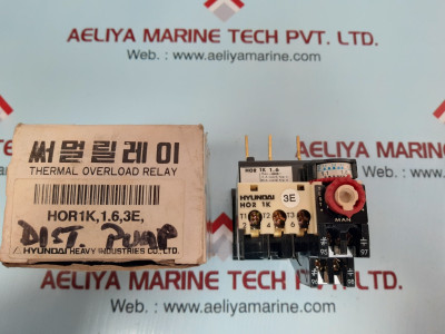 Hyundai hor 1k thermal overload relay hor 1k 1.6