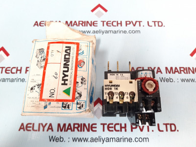 Hyundai Hor 1K Thermal Overload Relay Bs 4941 Ac11 380V - Short Circuit Rating Hyundai Hor 1K Thermal Overload Relay Bs 4941 Ac11 380V - Short Circuit Rating
