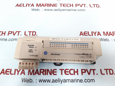 Compact Block I/O 1791D-16B0 Ser.D 97239673 16 inputs 30vdc Compact Block I/O 1791D-16B0 Ser.D 97239673 16 inputs 30vdc
