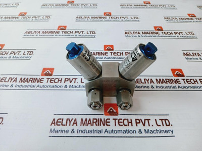 Ham-let Hmb21-4Vklclc-gf4 60-90 Psi Normally Closed Valve Used Ham-let Hmb21-4Vklclc-gf4 60-90 Psi Normally Closed Valve Used