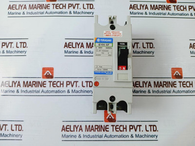Terasaki Electric E100-sf 2 Pole 10A Circuit Breaker Used Terasaki Electric E100-sf 2 Pole 10A Circuit Breaker Used