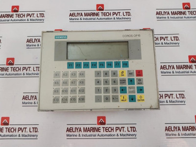 Siemens 6Av3515-1Ma22-1Aa0 Operator Panel (Not Working) For Parts Only