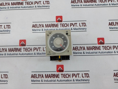 Omron H3Cr-a Time Relay 0.05S-300H, 100-240Vac Used Omron H3Cr-a Time Relay 0.05S-300H, 100-240Vac Used