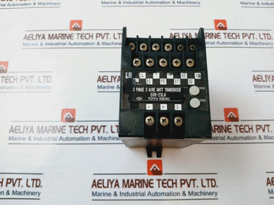 Toyo Keiki Egm-23La 3 Phase 3 Wire Watt Transducer 50/60Hz Used Toyo Keiki Egm-23La 3 Phase 3 Wire Watt Transducer 50/60Hz Used