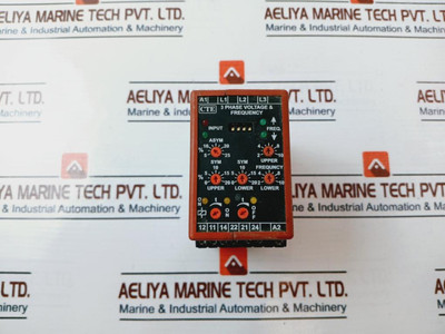 Thiim Padf 4602 F610 B460 Aa4C 3 Phase Voltage & Frequency Control Relay Used