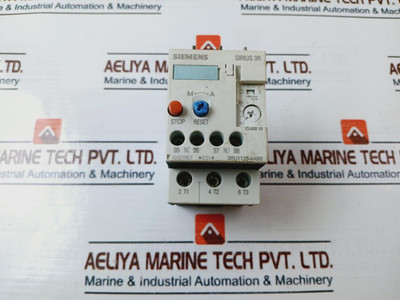 Siemens 3Ru1126-4Ab0 Thermal Overload Relay 3Zx1012-0Ru11-1Aa1 Used