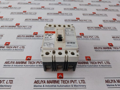 Eaton Fd3015 3 Pole Circuit Breaker 15 Amps 600Vac Used Eaton Fd3015 3 Pole Circuit Breaker 15 Amps 600Vac Used