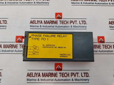 Raktek Fo 1 Phase Failure Relay Used Raktek Fo 1 Phase Failure Relay Used