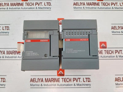 Abb Xm06B5/Xc32L1 Extension Input/Output Module Set Used Abb Xm06B5/Xc32L1 Extension Input/Output Module Set Used