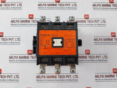 Asea Eh 100 3 Pole Contactor 600Vac Used Asea Eh 100 3 Pole Contactor 600Vac Used
