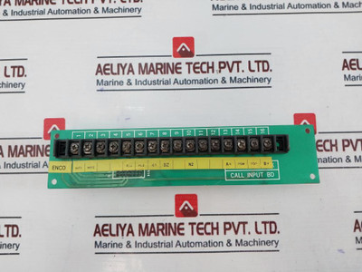 Enco Call Input Bd Printed Circuit Board