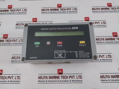 Safetec Sds-r/G Smoke Detection System 24V Used
