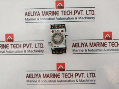 Kun Hung Ktm-3M Timing Relay 0-10 Sec, 220V Used Kun Hung Ktm-3M Timing Relay 0-10 Sec, 220V Used