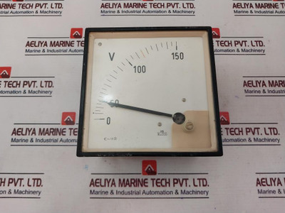 H&B Elima 0-150V Analog Voltmeter