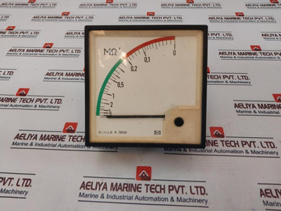 Deif 0-10 ∞ MΩ Ri 250KΩ Analog Panel Meter Isolation Monitor 3 Used Deif 0-10 ∞ MΩ Ri 250KΩ Analog Panel Meter Isolation Monitor 3 Used