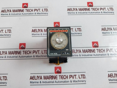 Omron H3L Solid State Timer With Base Series B Used Omron H3L Solid State Timer With Base Series B Used