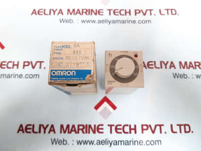 Omron timer H3G-8A 200/220/240VAC Japan 60gm Omron timer H3G-8A 200/220/240VAC Japan 60gm
