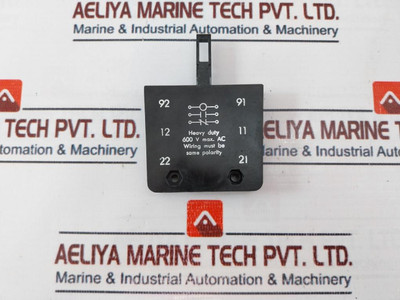 Abb 600V Max. Ac Heavy Duty Auxiliary Interlock Used Abb 600V Max. Ac Heavy Duty Auxiliary Interlock Used