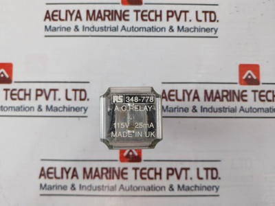 Rs 348-778 A.C. Relay 115V Used Rs 348-778 A.C. Relay 115V Used