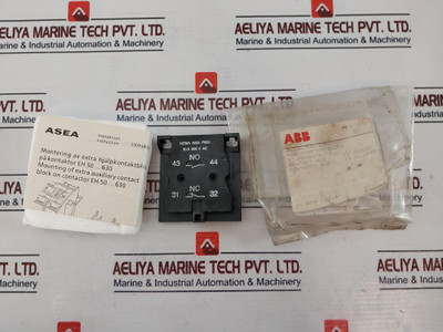 Abb Sk 829 002-b Auxiliary Contact 10A 600Vac