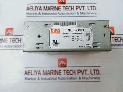 Mean Well Net-35B Switching Power Supply 100-240V Ac Used Mean Well Net-35B Switching Power Supply 100-240V Ac Used