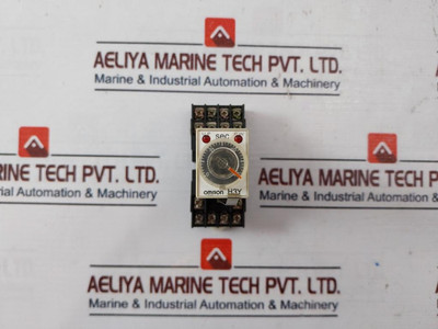 Omron H3Y-4 Timer With Base 24Vdc Used