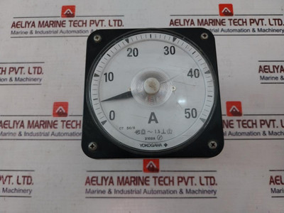 Yokogawa 0-50 A Ac Ammeter Ct 50/5 2102A Used Yokogawa 0-50 A Ac Ammeter Ct 50/5 2102A Used