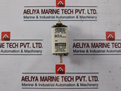 Siba Nh00 80A Fuse 690V~ Used Siba Nh00 80A Fuse 690V~ Used