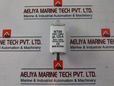 Nt00 Fuse Link Gl 125A New Nt00 Fuse Link Gl 125A New