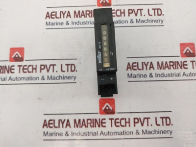 Muller Bg70.18 Operating Time Counter 12-48Vdc Used Muller Bg70.18 Operating Time Counter 12-48Vdc Used