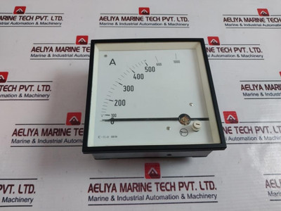 Janssen 500/5A Analog Ammeter 0-500/1000 A Used Janssen 500/5A Analog Ammeter 0-500/1000 A Used