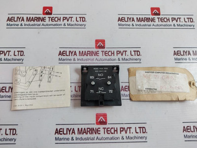Asea 5309 660-8Y Auxiliary Contact Block 10A 600V Ac