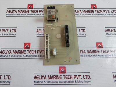 1674 Platine Demodulateur Printed Circuit Board Used 1674 Platine Demodulateur Printed Circuit Board Used