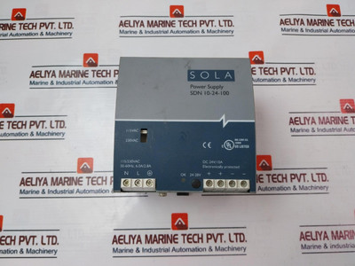 Sola Sdn 10-24-100 Power Supply 115/230Vac 50/60Hz Used Sola Sdn 10-24-100 Power Supply 115/230Vac 50/60Hz Used