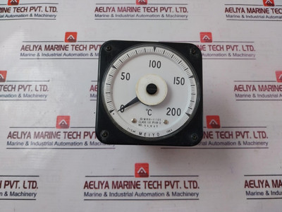 Meiyo Mkh-110E Pressure Indicator 0-200°C Used