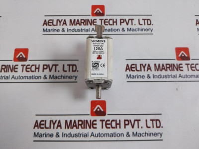Siemens 3Na7 832-0Rc Fuse 500V 125A Siemens 3Na7 832-0Rc Fuse 500V 125A