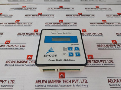 Epcos Br6000-r06Ph Power Factor Controller 50/60Hz 230V Ac Used Epcos Br6000-r06Ph Power Factor Controller 50/60Hz 230V Ac Used