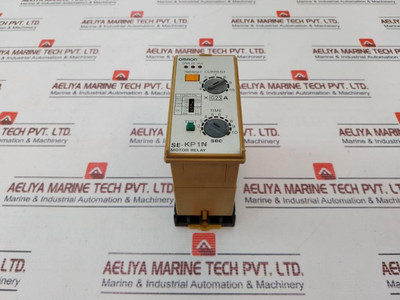 Omron Se-kp1N Motor Relay With Base 1-10 Sec 50/60 Hz Used Omron Se-kp1N Motor Relay With Base 1-10 Sec 50/60 Hz Used