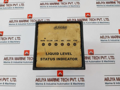 Asaba Electronics Liquid Level Status Indicator 230Vac Used Asaba Electronics Liquid Level Status Indicator 230Vac Used