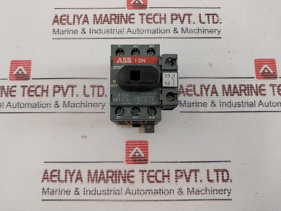 Abb Ot25F3 Disconnector Switch With Oa1G10 Auxiliary Contact Used Abb Ot25F3 Disconnector Switch With Oa1G10 Auxiliary Contact Used
