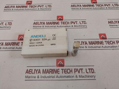 Lot Of 3X Andeli Gg 32A Fuse 500V~ 100Ka New Lot Of 3X Andeli Gg 32A Fuse 500V~ 100Ka New