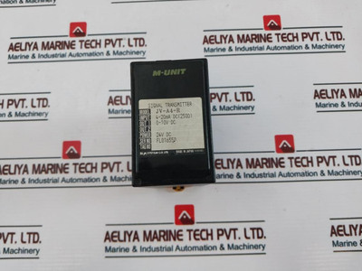 M-system Jv-a4-r Unit Signal Transmitter 4-20Ma Dc (250ω) M-system Jv-a4-r Unit Signal Transmitter 4-20Ma Dc (250ω)
