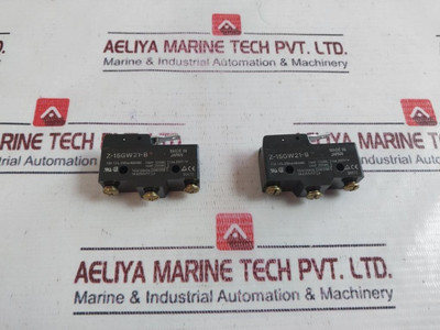 Lot Of 4 X Omron Z-15Gw21-b Ip00 Snap Action Limit Switch 15A 250V~ Lot Of 4 X Omron Z-15Gw21-b Ip00 Snap Action Limit Switch 15A 250V~