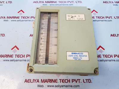 Semco Liquid Level Indicator - 300Cm Range - Sett Tank Semco Liquid Level Indicator - 300Cm Range - Sett Tank