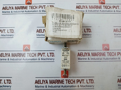 Siemens 3Na3 820 Low Voltage Hrc Fuse 50A