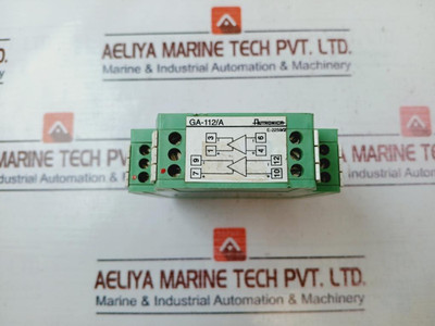 Autronica Ga-112/A Dual Thermocouple Amplifier Autronica Ga-112/A Dual Thermocouple Amplifier
